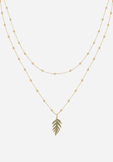 Alderwood Fern Double Layered Necklace