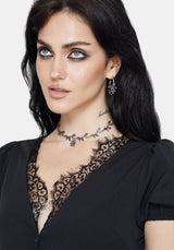 Rosethorn Spider Choker