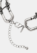 Electra Cross Link Chain Choker