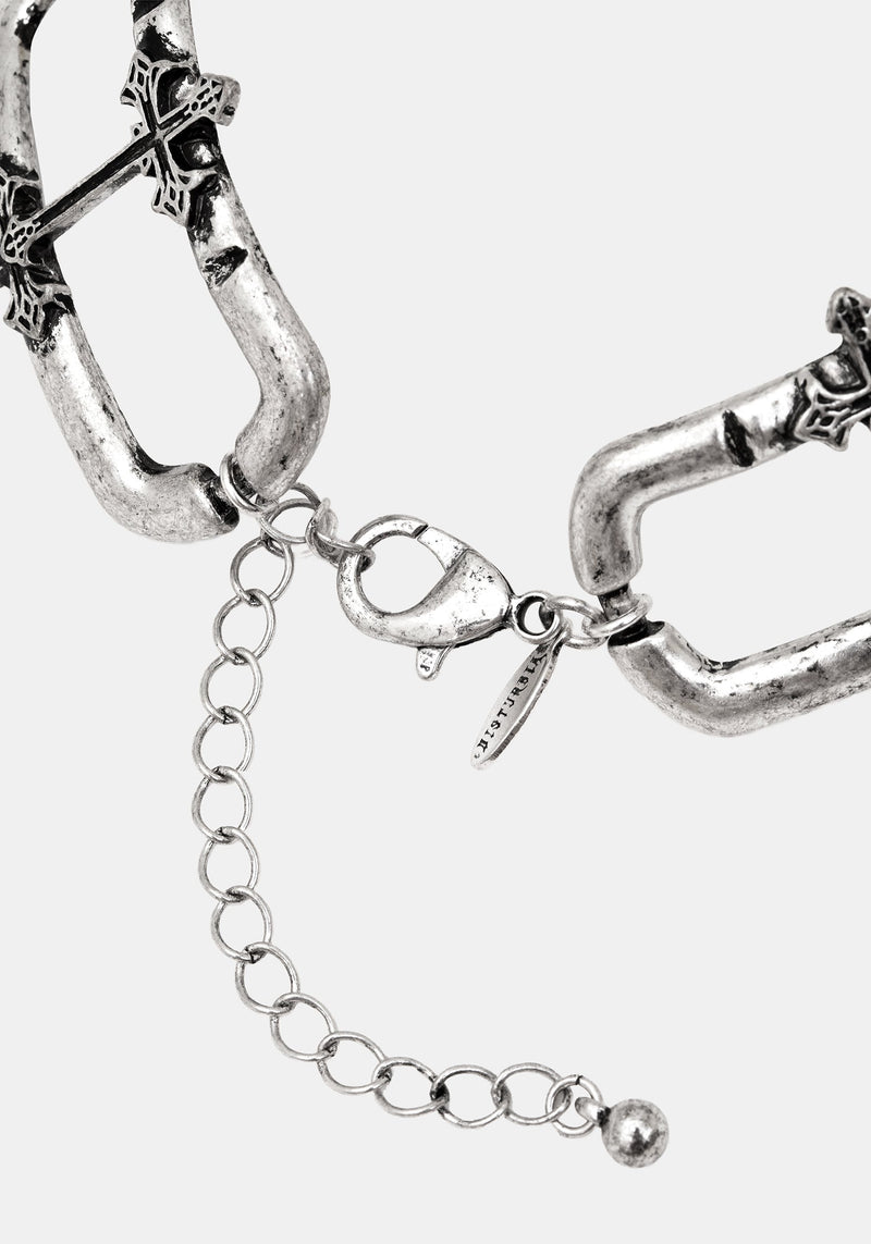 Electra Cross Link Chain Choker