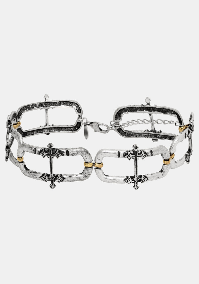 Electra Cross Link Chain Choker