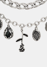 Draven Rat & Spider Charm Necklace