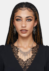 Vanthrax Chainmail Sword Drop Earrings