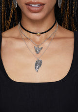 Sylvaine Fairy Trapped Flower Layered Necklace