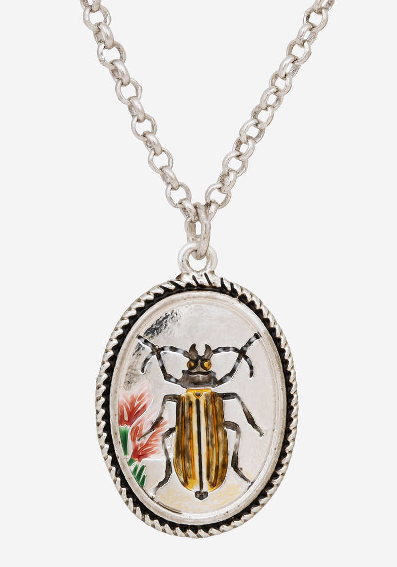 Sessile Bug Necklace - Silver