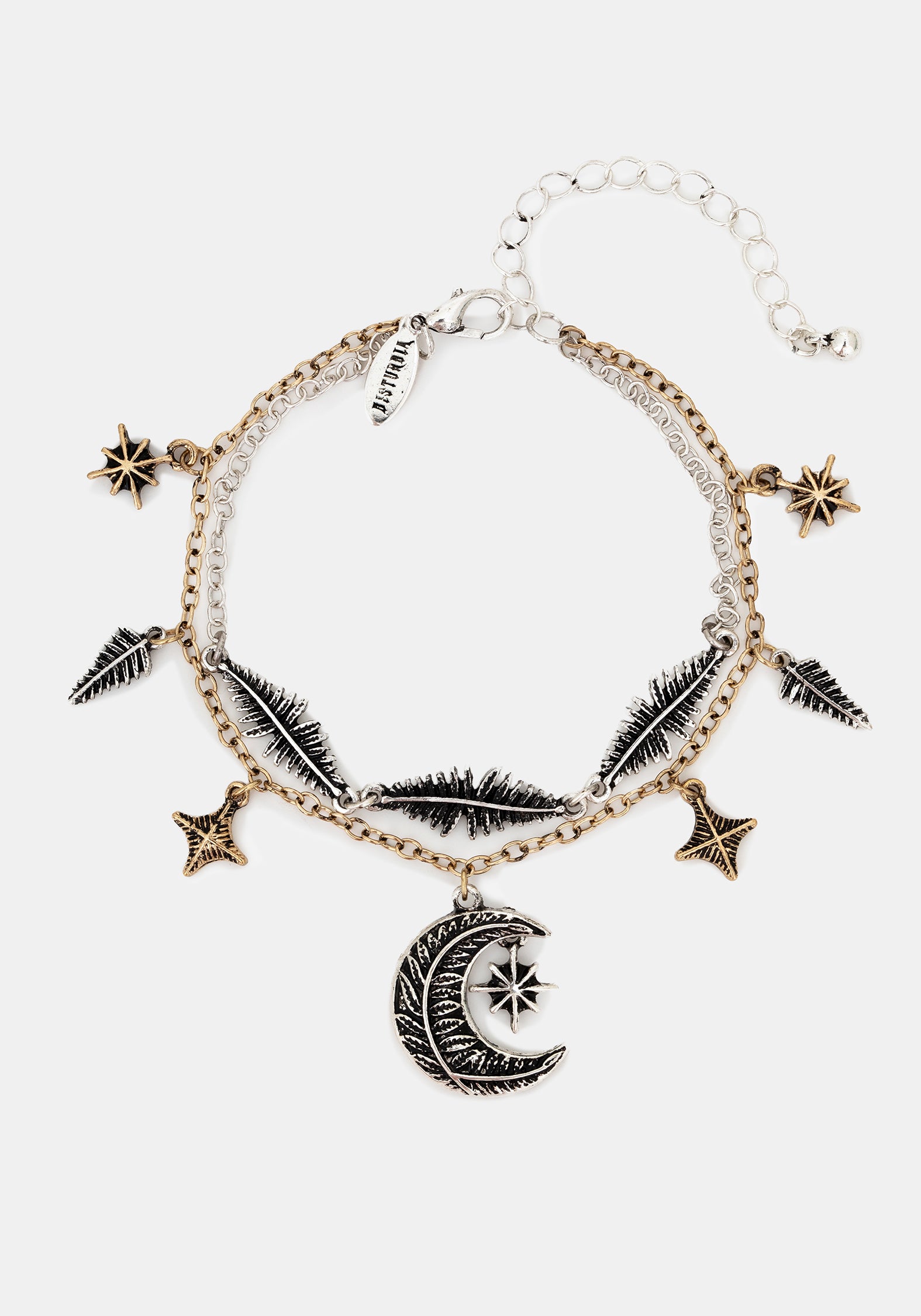 Abellona Mond Farn Gelagert Anhänger Armband