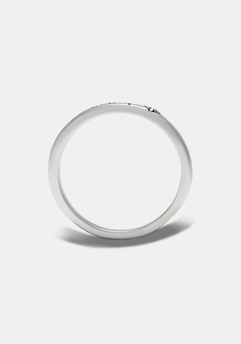 Till Death Sterling Silver Band - 4.5mm