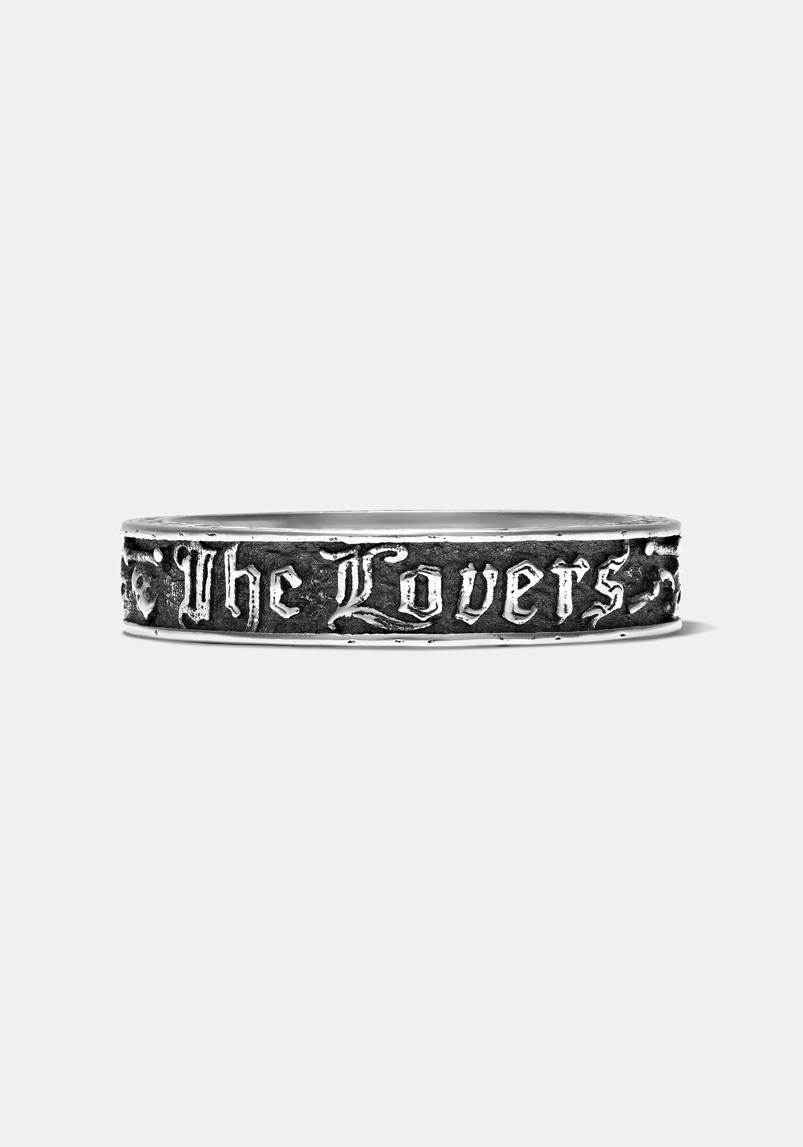 Amorata Lovers Sterling Silver Band - 4.5mm