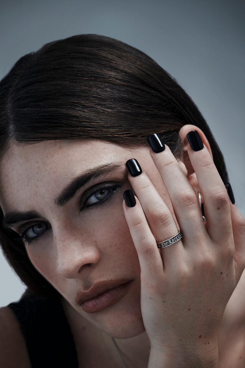 Amorata Lovers Sterling Silver Band - 4.5mm