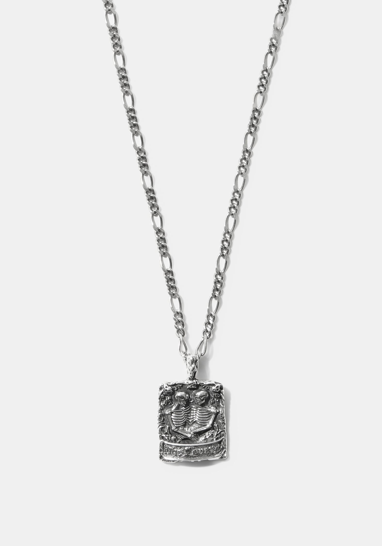 Amorata Lovers Sterling Silver Necklace