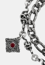 Corium and Anatomical Chain Heart Bracelet