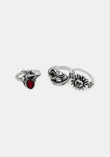 Corium Anatomical Chain Rings Set of 3