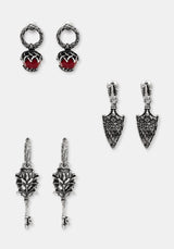 Gorthe Shield Earring Set