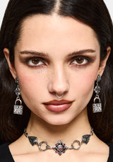 Gorthe Padlock Drop Earrings