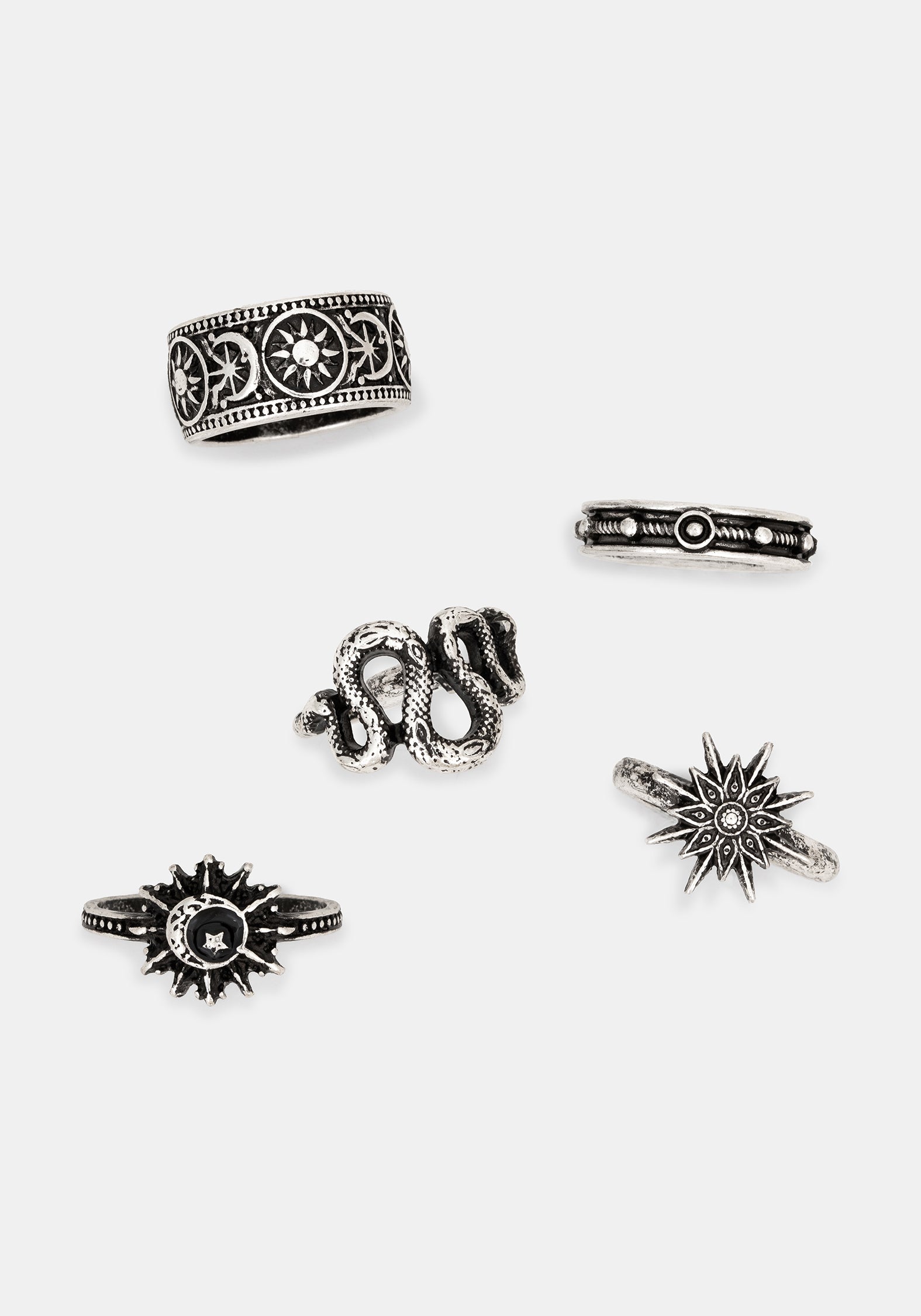 Gorthe Chunky Ring Set