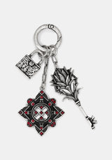 Gorthe Shield Thistle Keyring