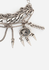 Chaos Chain Layered Bracelet