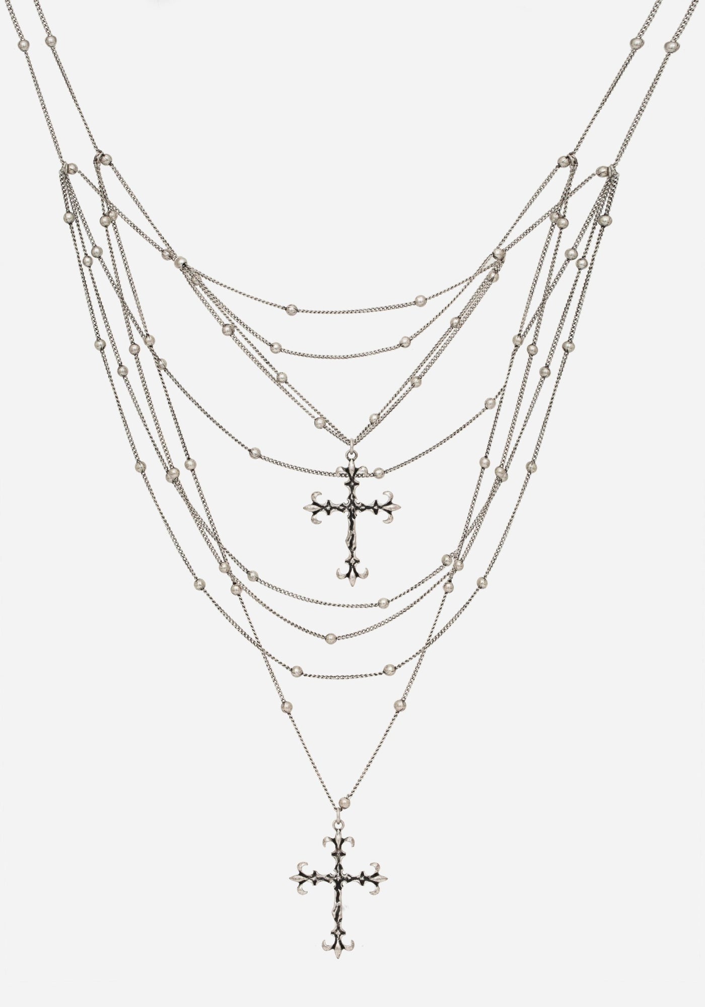 アクセサリー Cyrusherxf590 Chryx Layered Cross Necklace – Disturbia