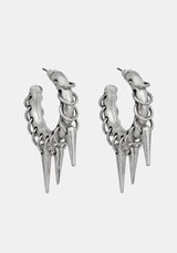 Gloryx Spike Pierced Hoops