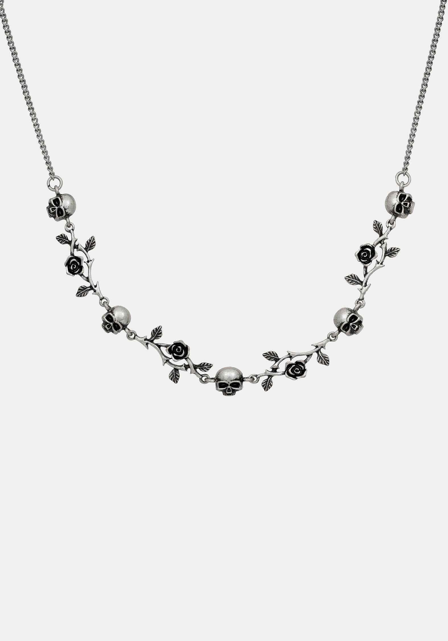 Sezora Rose Skull Choker