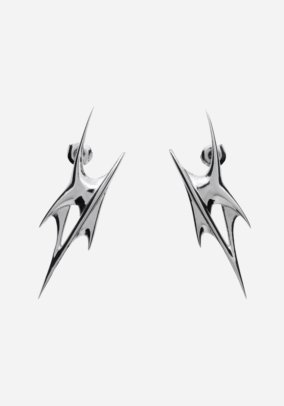 Crixel Spike Stainless Steel Stud Earrings