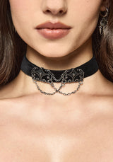 Velma Ribbon Chain Choker