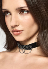 Velma Ribbon Chain Choker