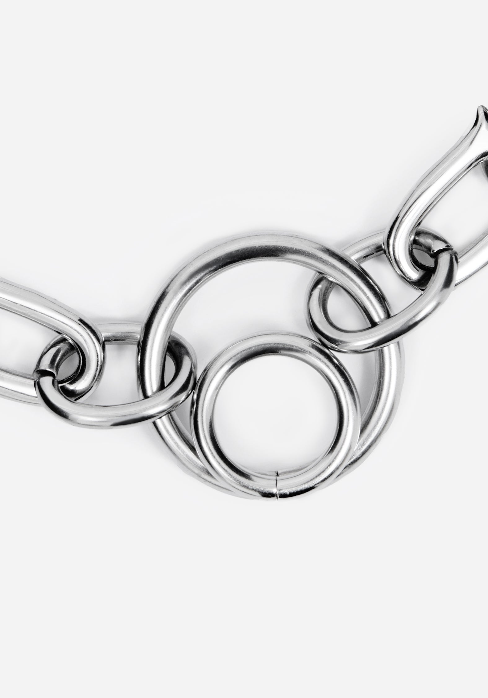 Ruzar Stainless Steel O-Ring Chunky Bracelet