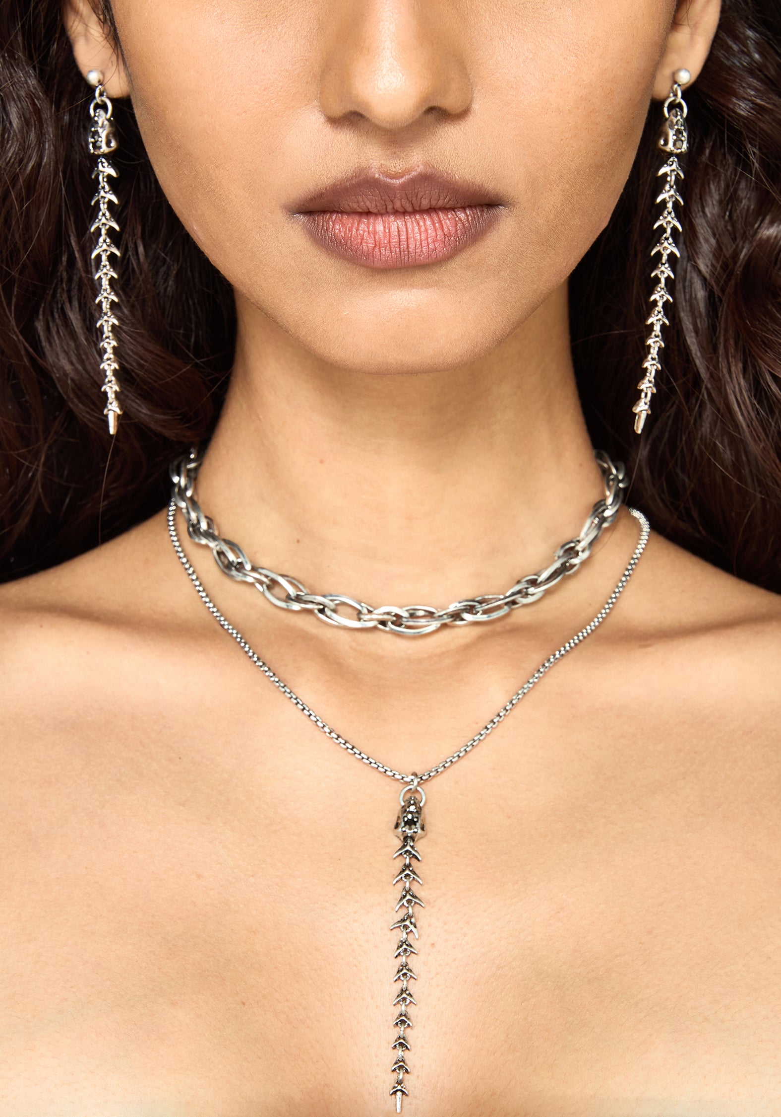 Scorthex Layered Snake Scale Necklace
