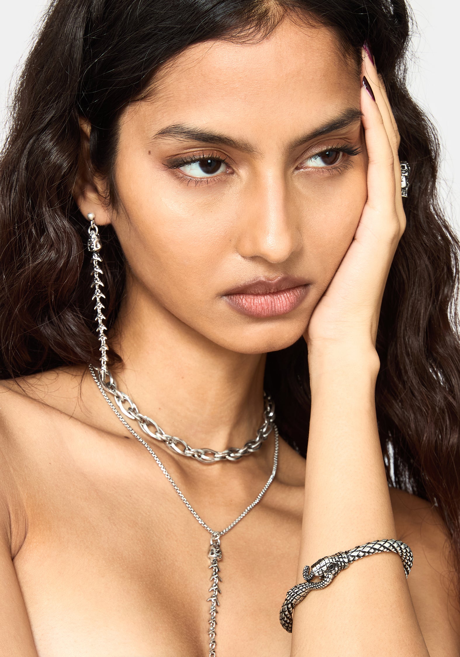 Scorthex Layered Snake Scale Necklace
