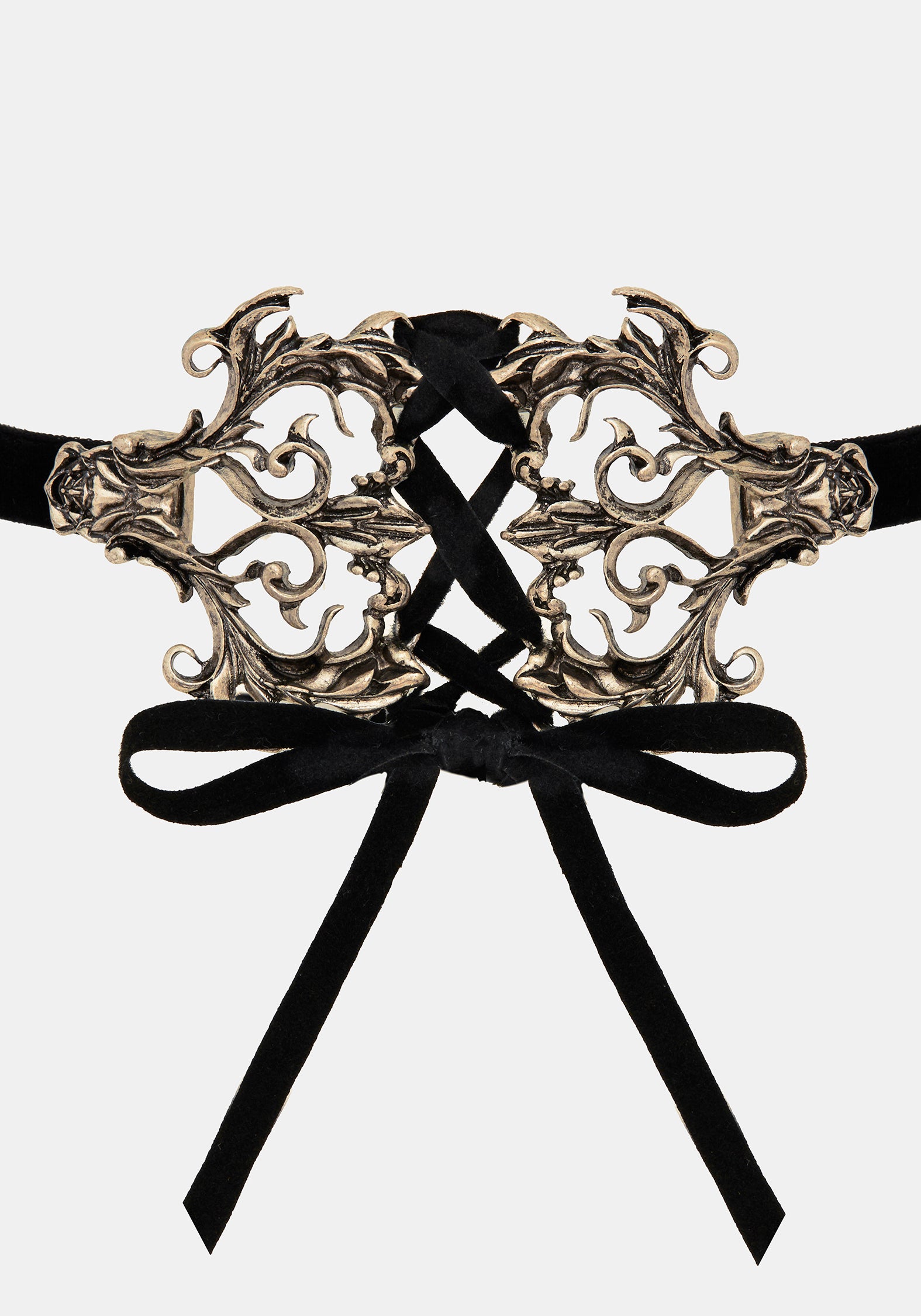 Aurelium Ornate Ribbon Choker