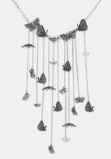 Delissa Butterfly Drop Necklace