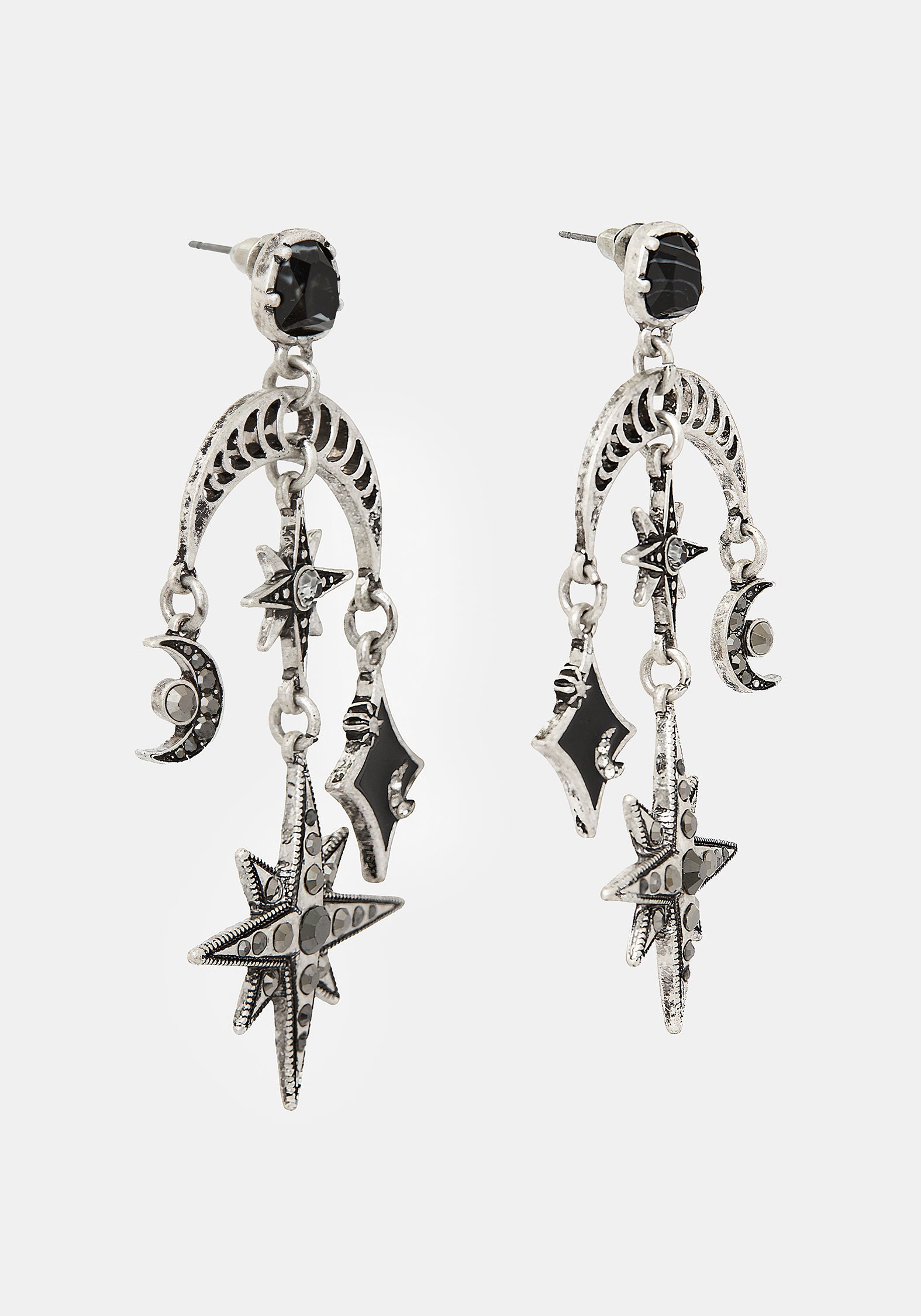 Flamini Celestial Drop Earrings