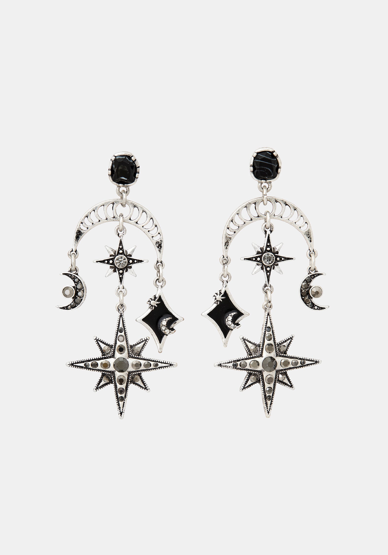 Flamini Celestial Drop Earrings