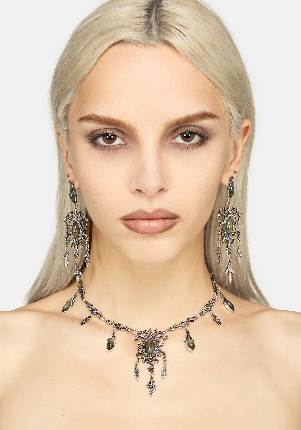Lordis Stone Drop Necklace