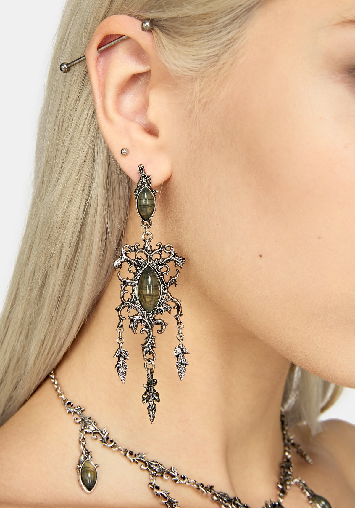 Lordis Stone Drop Earrings