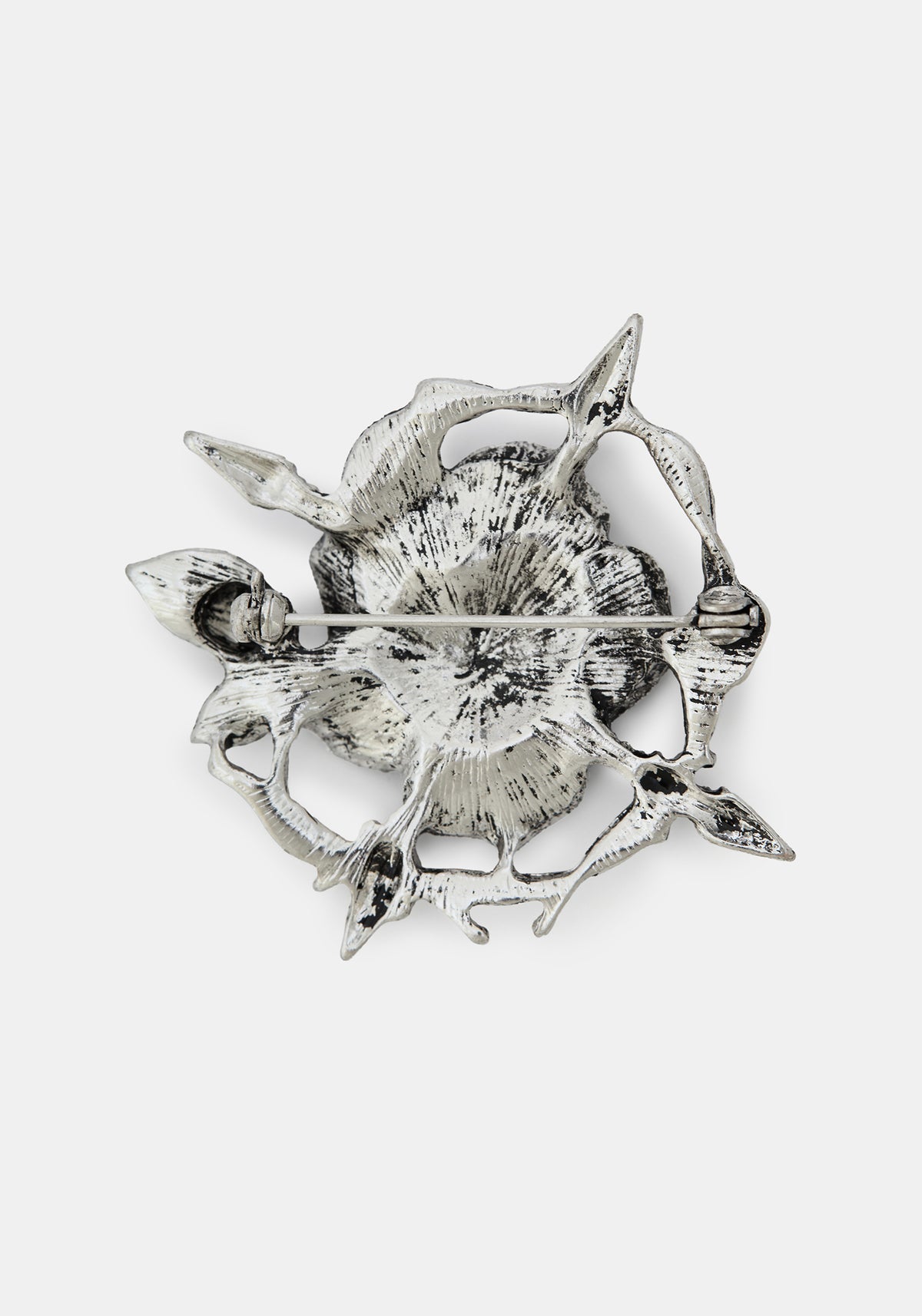 Sezora Rose Skull Brooch