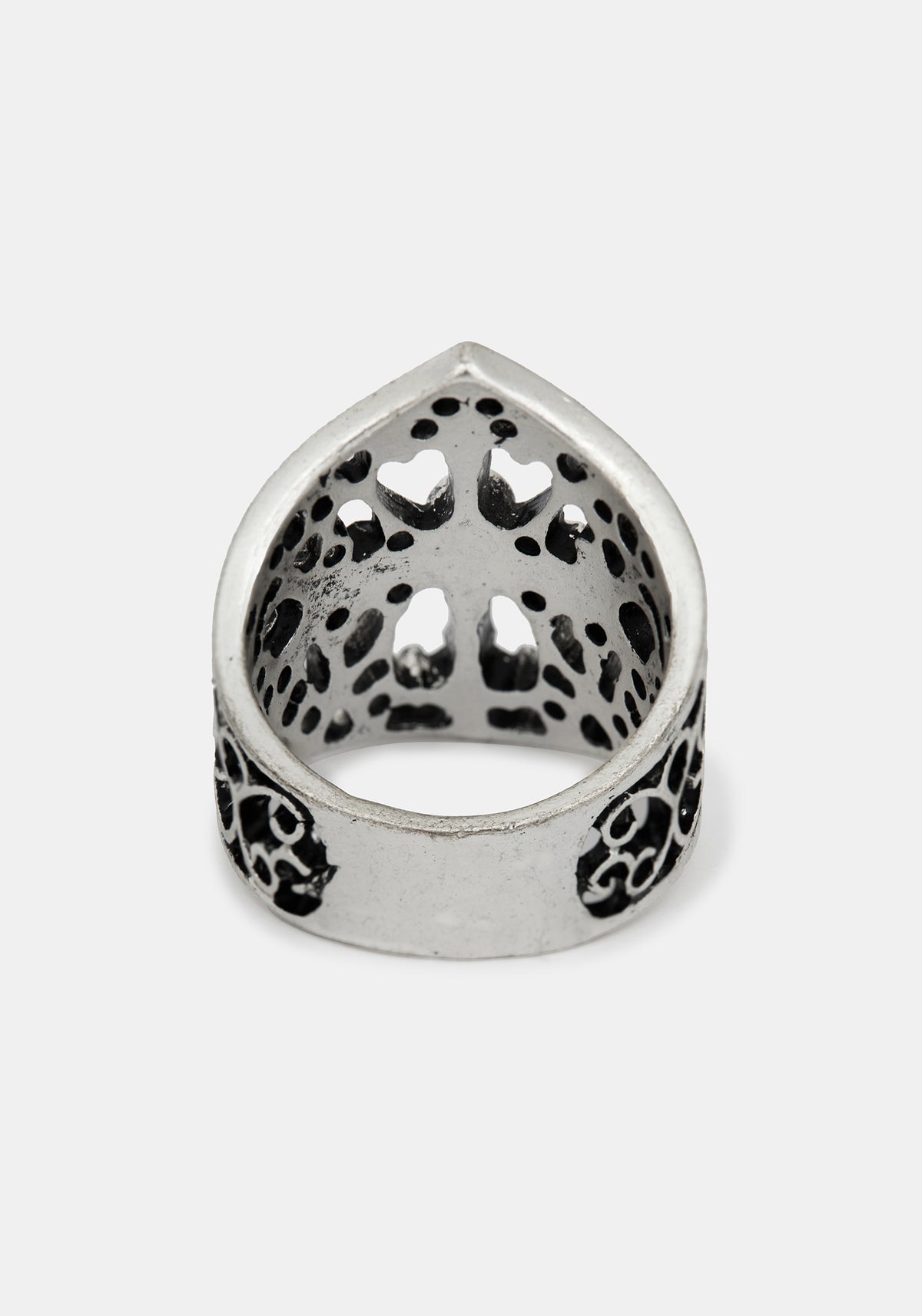 Vaelis Cross Skull  Chunky Ring
