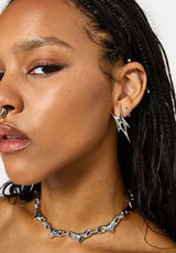 Crixel Spike Stainless Steel Stud Earrings