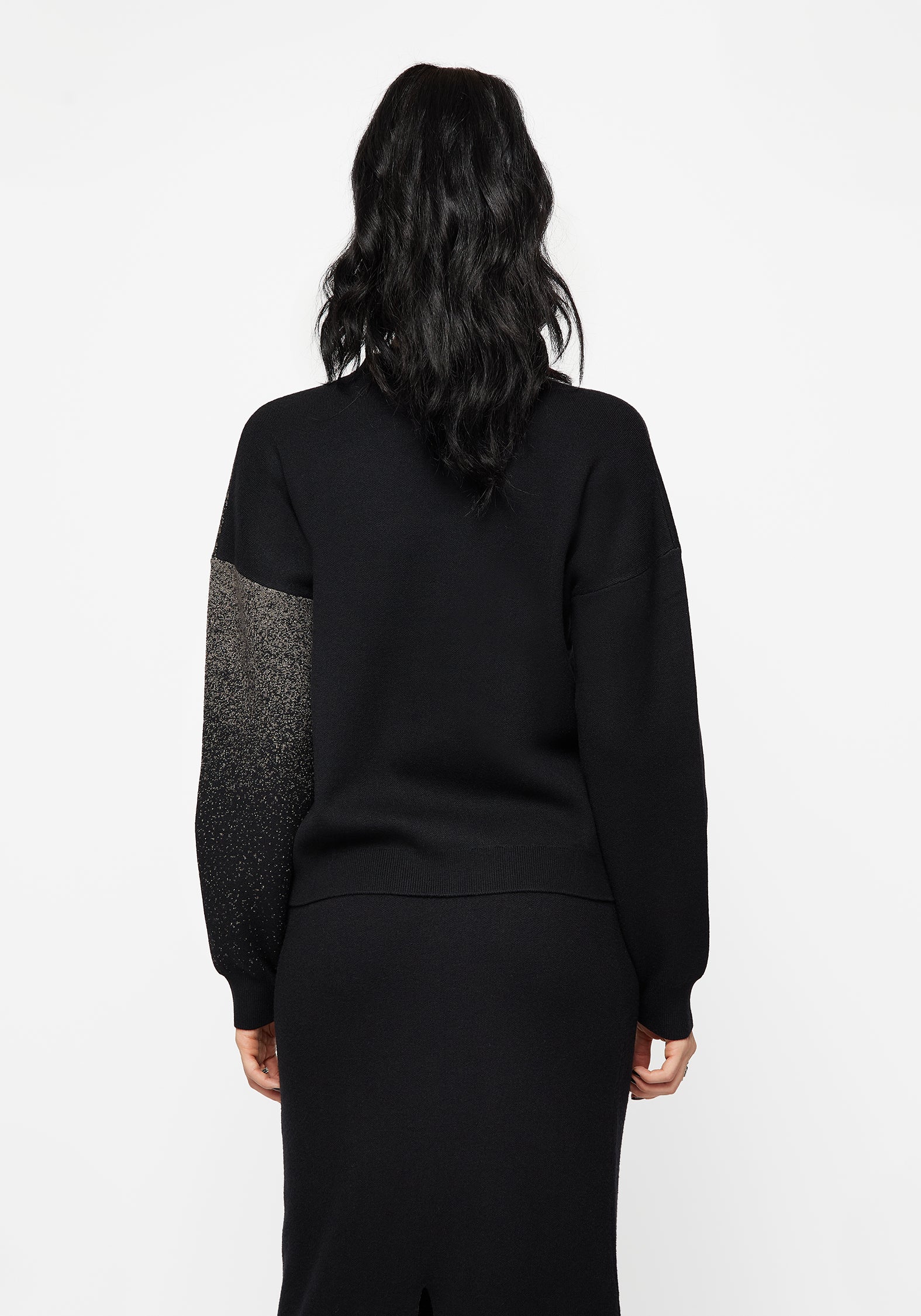 Kenna Flame Lurex Knit Jumper