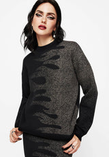 Kenna Flame Lurex Knit Jumper