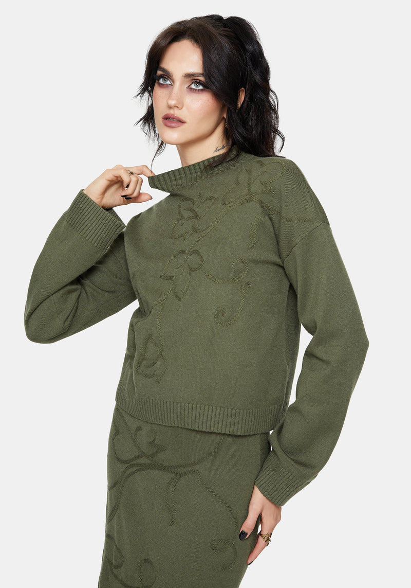 Elixir Branch Detail Knit Jumper