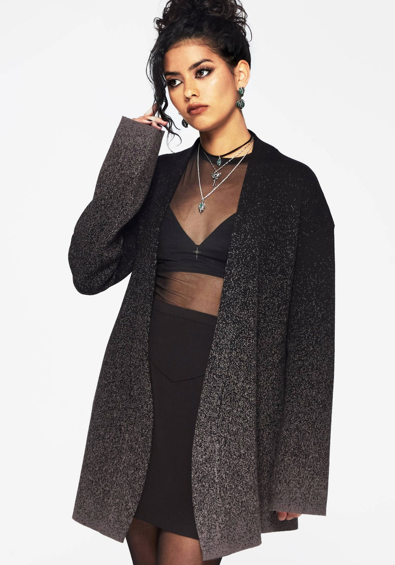 Nightjar Ombre Tie Wrap Cardigan