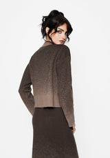 Nightjar Ombre Knit Cardigan - Taupe