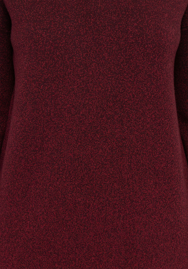 Nightjar Ombre Knit Maxi Dress - Red