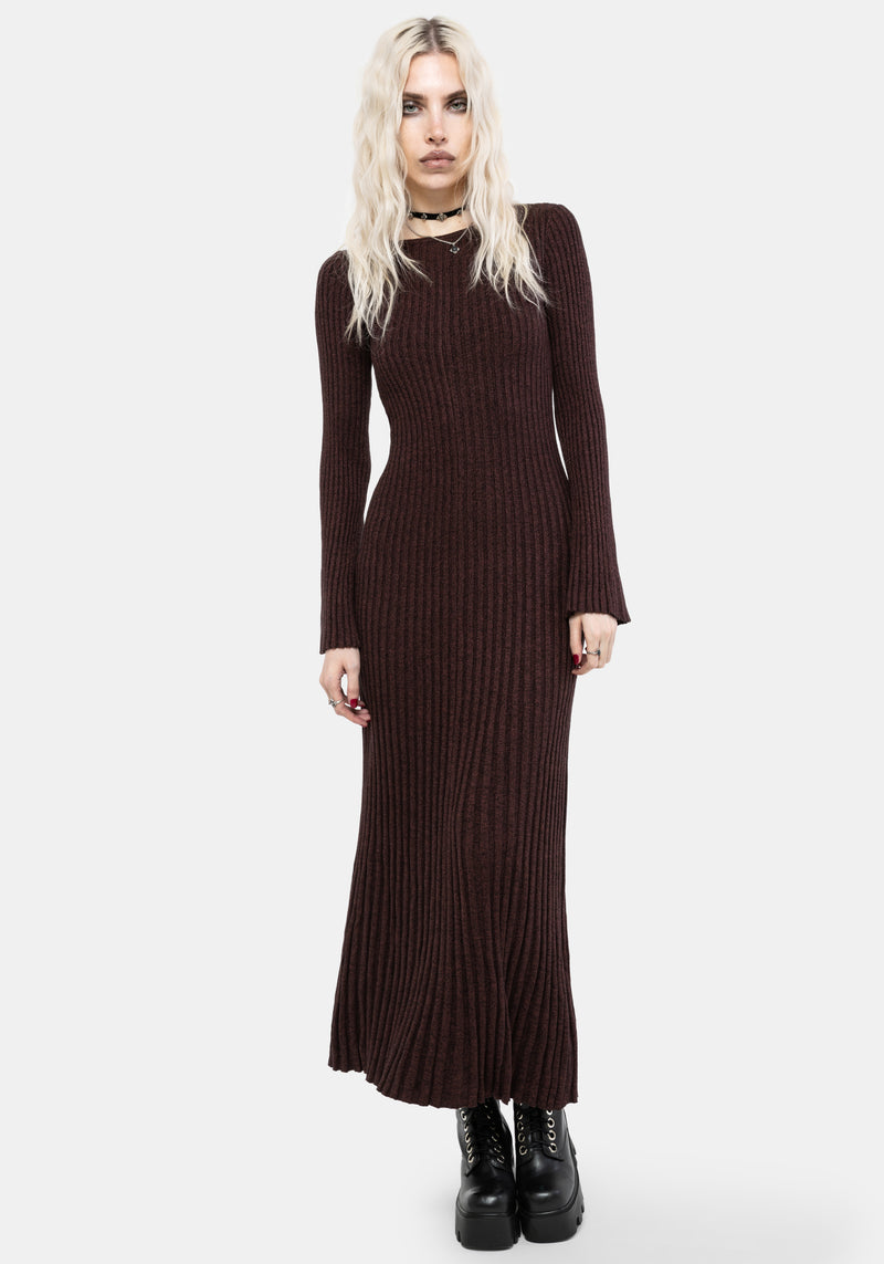 Estella Long Sleeve Knit Maxi Dress