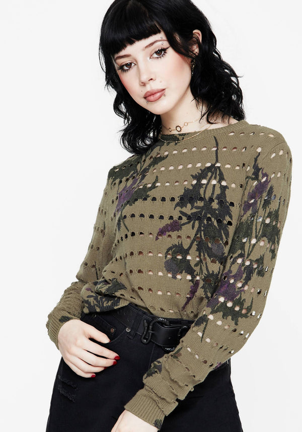 Cassandra Floral Knit Jumper