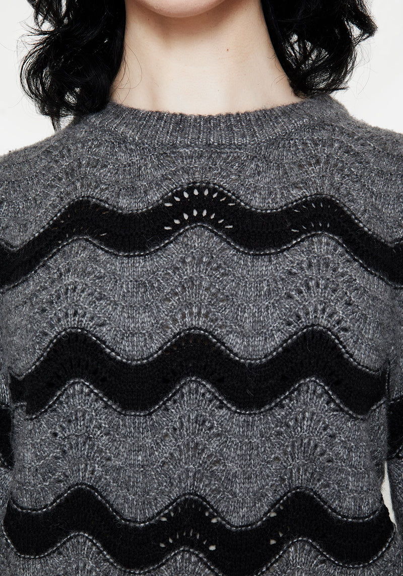 Nave Cotton Stripe Knit Jumper