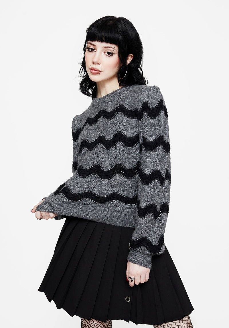 Nave Cotton Stripe Knit Jumper