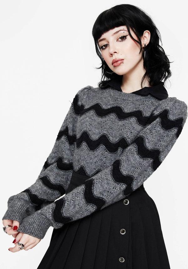 Nave Cotton Stripe Knit Jumper